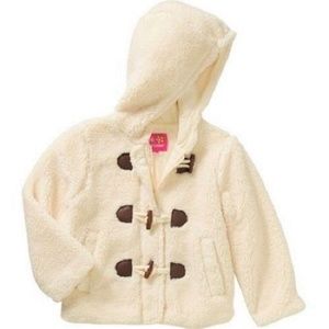 Girls Toggle Front Sherpa Coat Jacket Tusk 6X